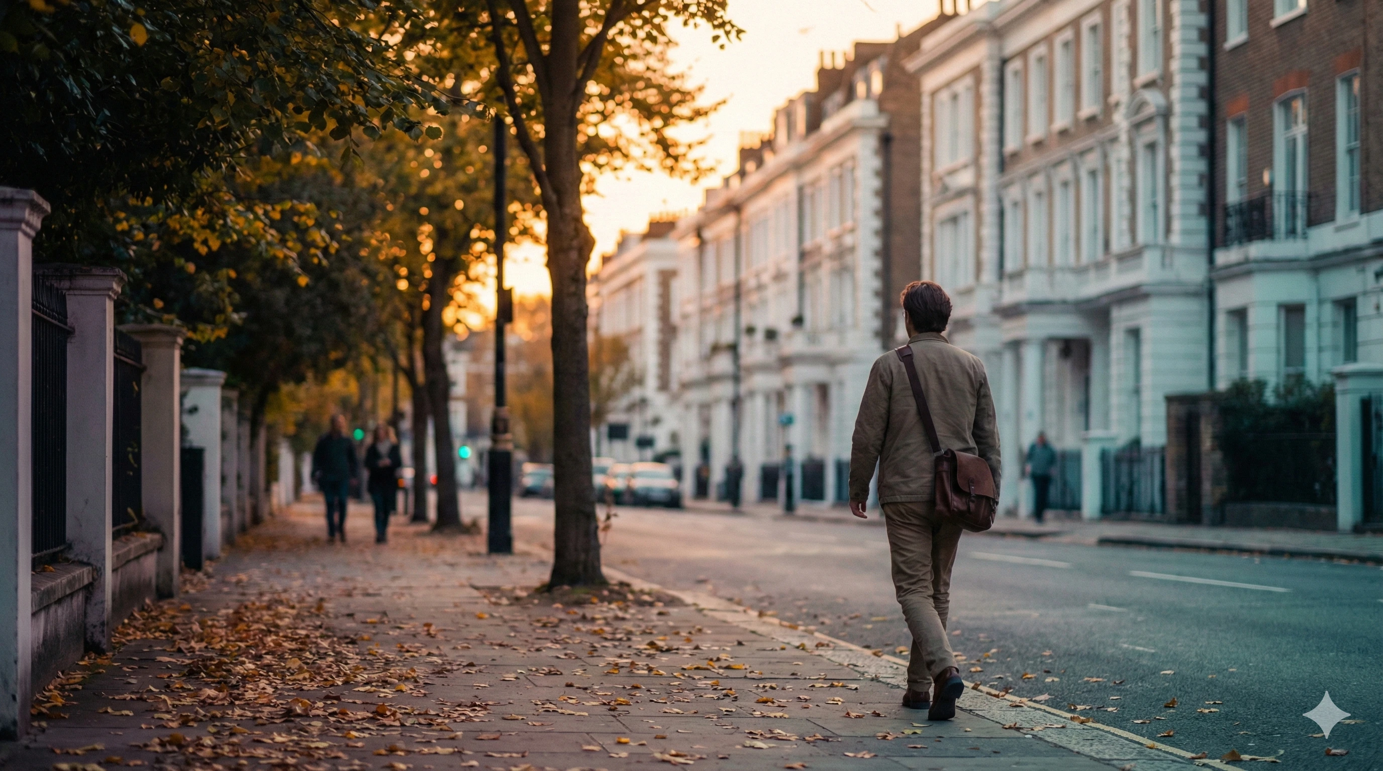伦敦街头的慢生活