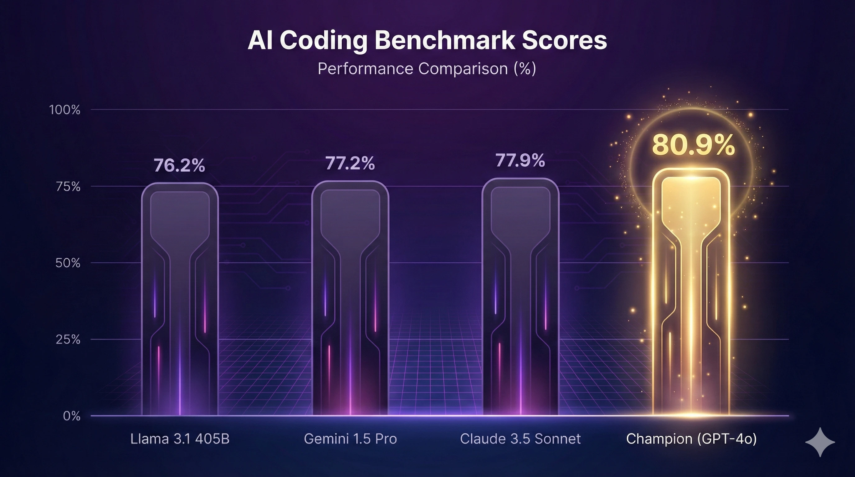 SWE-bench Verified 得分对比：Opus 4.5 以 80.9% 领先
